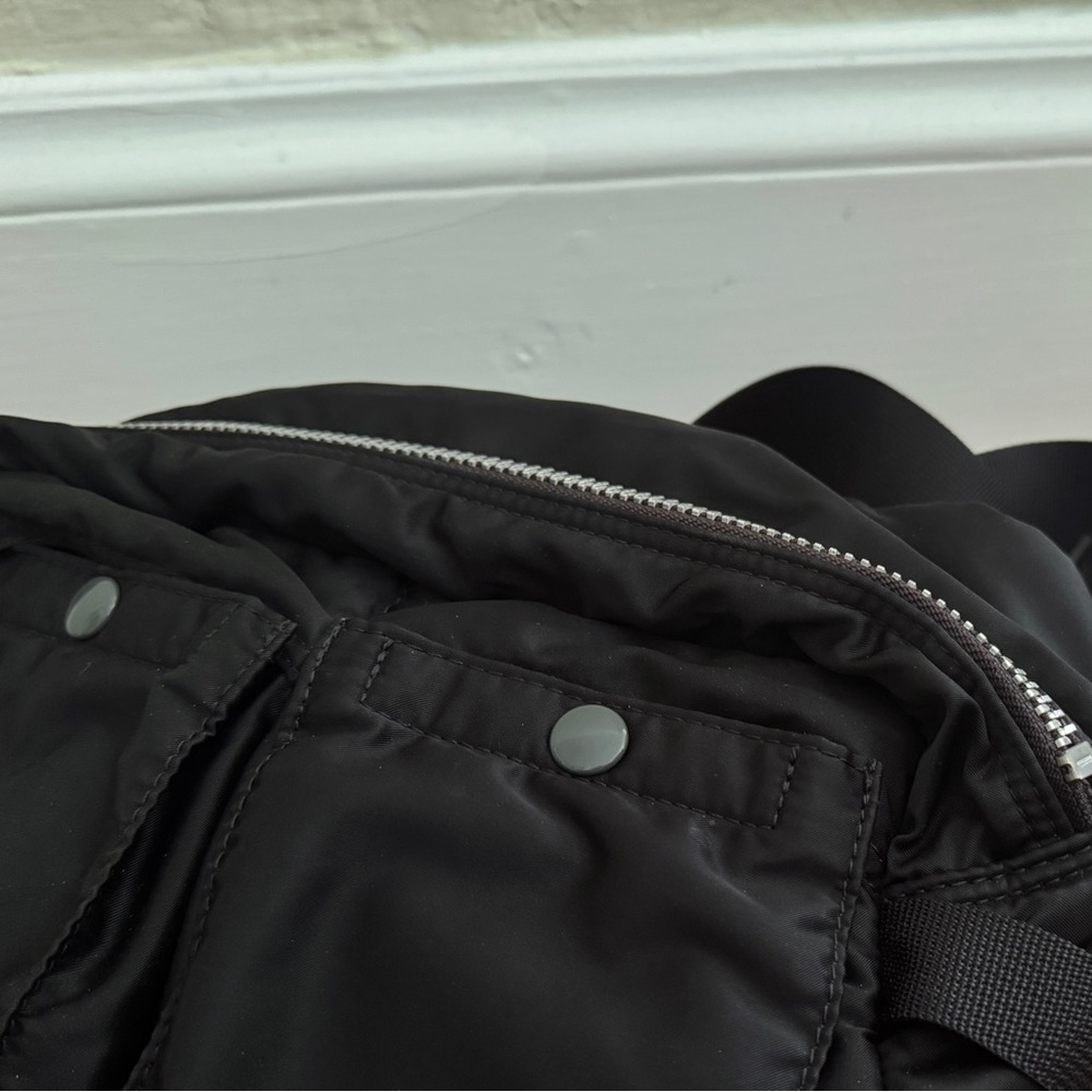 XXL Porter Yoshida Tanker Waist Bag - Black Pack Crossbody Sling - Picture 3 of 13
